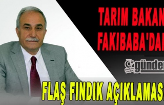 Tarım Bakanı Fakıbaba'dan flaş fındık açıklaması!