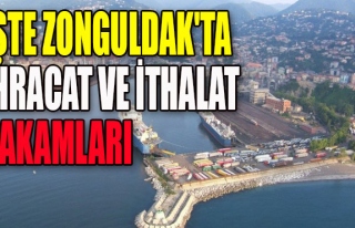 İşte Zonguldak'ta ihracat ve ithalat rakamları