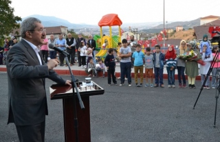 Başkan Vergili; çocuk parkı hizmete açıldı