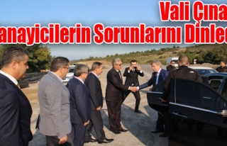 Vali Çınar, Sanayicilerin Sorunlarını Dinledi