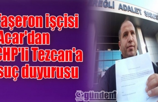 Taşeron işçisi Acar'dan CHP'li Tezcan'a suç duyurusu