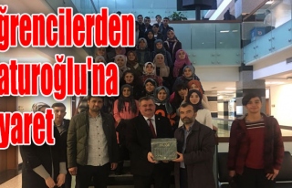 Öğrencilerden Çaturoğlu'na ziyaret