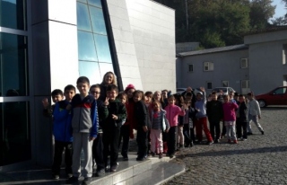 Zonguldak'ta Minik öğrenciler Maden Müzesi'ni gezdi