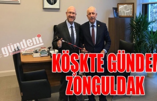 Köşkte gündem Zonguldak