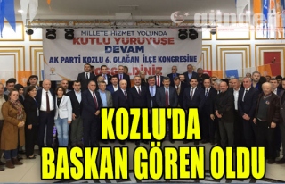 Kozlu'da baskan Gören oldu