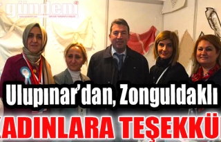 Ulupınar'dan, Zonguldaklı Kadınlara teşekkür