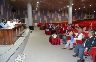 Karabük Belediyesi meclis toplantısı