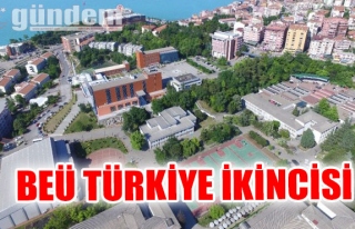 BEÜ Türkiye İkincisi...