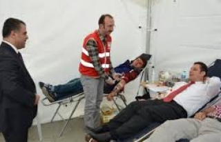 Safranbolu'da kan bağışı kampanyası