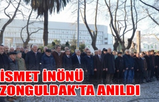 İsmet İnönü Zonguldak'ta Törenle anıldı