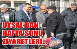 UYSAL'DAN HAFTA SONU ZİYARETLERİ...
