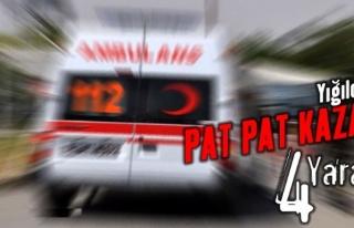 Pat Pat kazası; 4 Yaralı