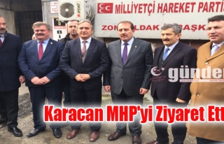 Karacan MHP'yi Ziyaret Etti