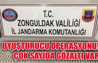 Zonguldak'ta uyuşturucu operasyonu! Çok sayıda...