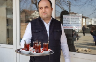 Kahvehanenin 1 günlük çay paralarını Afrin'e...