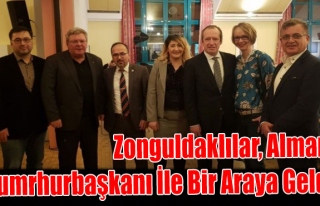 Zonguldaklılar, Alman Cumrhurbaşkanı İle Bir Araya...