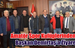 Amatör Spor Kulüplerinden Başkan Demirtaş'a Ziyaret