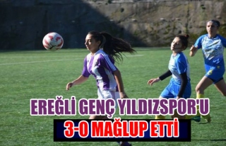 Ereğli Genç Yıldızspor'u 3-0 mağlup etti