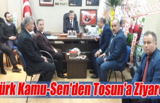 Türk Kamu-Sen'den Tosun'a Ziyaret
