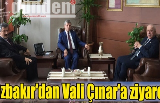 Özbakır'dan Vali Çınar'a ziyaret