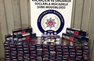 Tırda bin 500 paket kaçak sigara ele geçirildi...