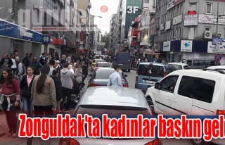 Zonguldak'ta kadınlar baskın geldi