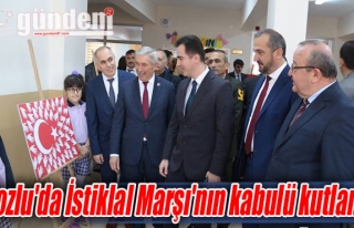 Kozlu'da İstiklal Marşı'nın kabulü kutlandı