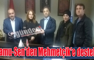 Kamu-Sen'den Mehmetçik'e destek...