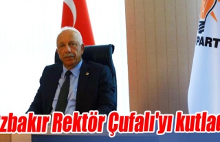 Özbakır Rektör Çufalı'yı kutladı