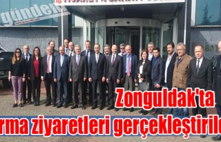 Zonguldak'ta firma ziyaretleri gerçekleştirildi