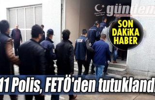 11 Polis, FETÖ'den tutuklandı