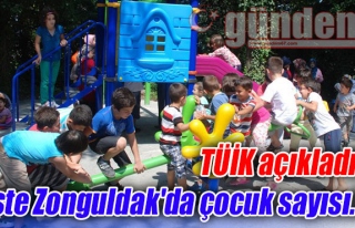 TÜİK açıkladı! İşte Zonguldak'da çocuk sayısı.!