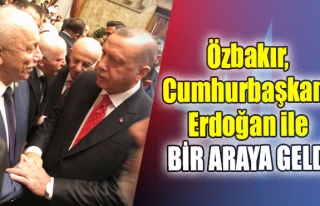 Özbakır, Cumhurbaşkanı Erdoğan ile bir araya...