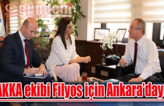 BAKKA ekibi Filyos için Ankara'daydı
