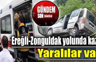 Ereğli-Zonguldak yolunda kaza, Yaralılar var