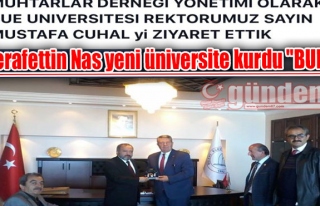 Şerafettin Nas yeni üniversite kurdu "BUE"!
