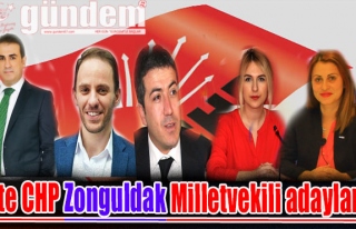 İşte CHP Zonguldak Milletvekili adayları!