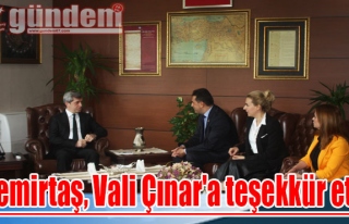 Demirtaş, Vali Çınar'a teşekkür etti