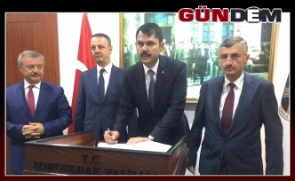 BAKAN MURAT KURUM ZONGULDAK'A GELDİ!..