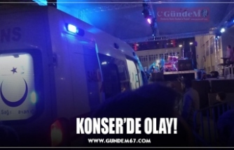 KONSER’DE OLAY!