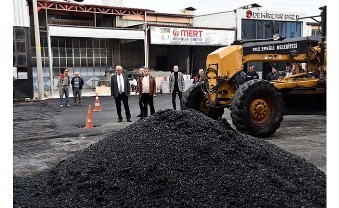 Başkan Posbıyık Kdz. Ereğli yollarına 45 bin ton asfalt serdi